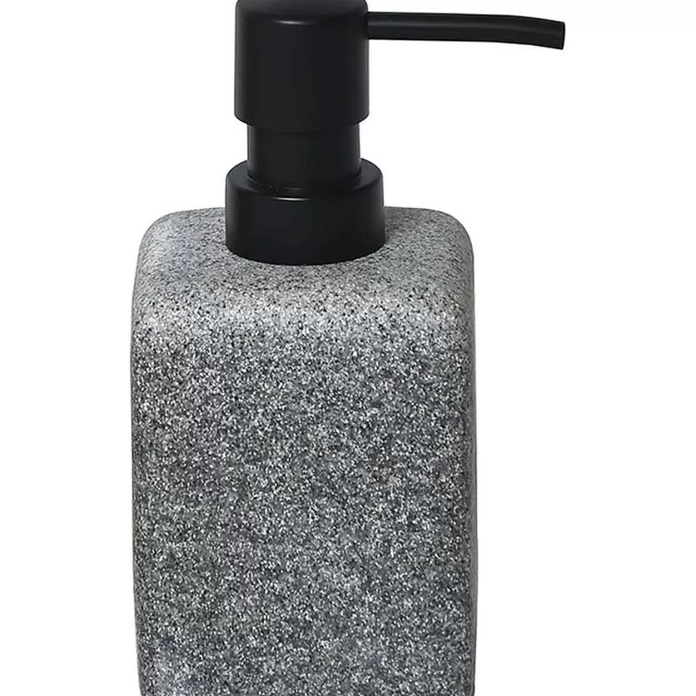 Accessoires De Salle De Bain | * Distributeur A Savon Carre Gris