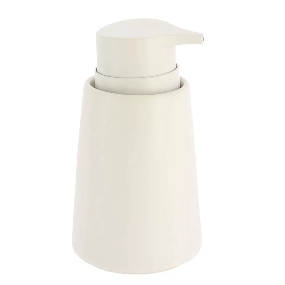 Accessoires De Salle De Bain | * Distributeur A Savon Gres Uni 420Ml Blanc