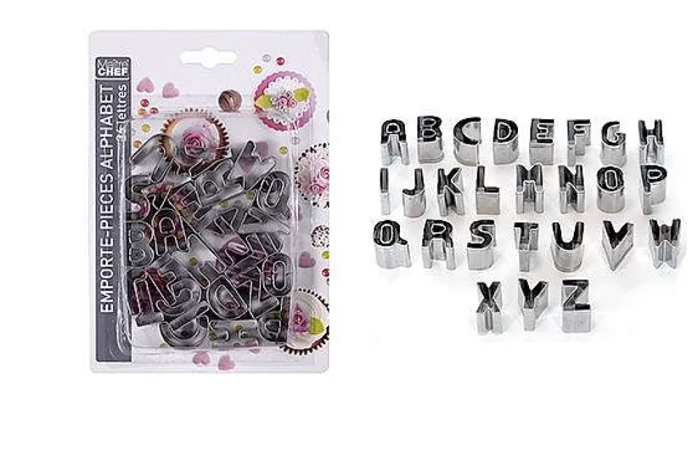 Pâtisserie | * Emporte Pièces Inox Alphabet 26Pcs