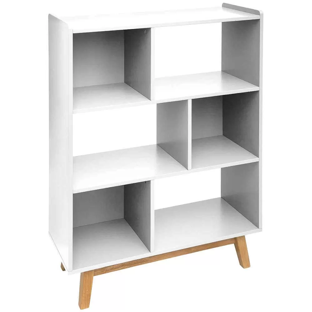 Atmosphera Bibliothèques>Etagere 6 Niveau Elva Blanc