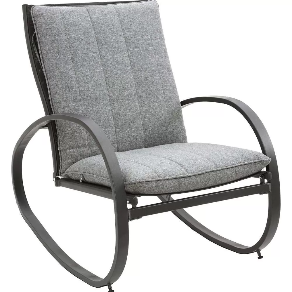 Hespéride Chaises Detente>Fauteuil Bascule Nevada Graphite