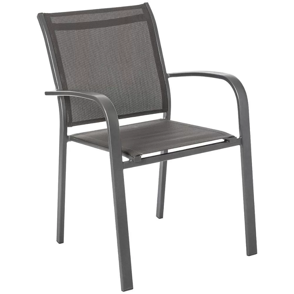 Hespéride Banc De Jardin>Fauteuil Essentia Empilable Anthracite Graphite