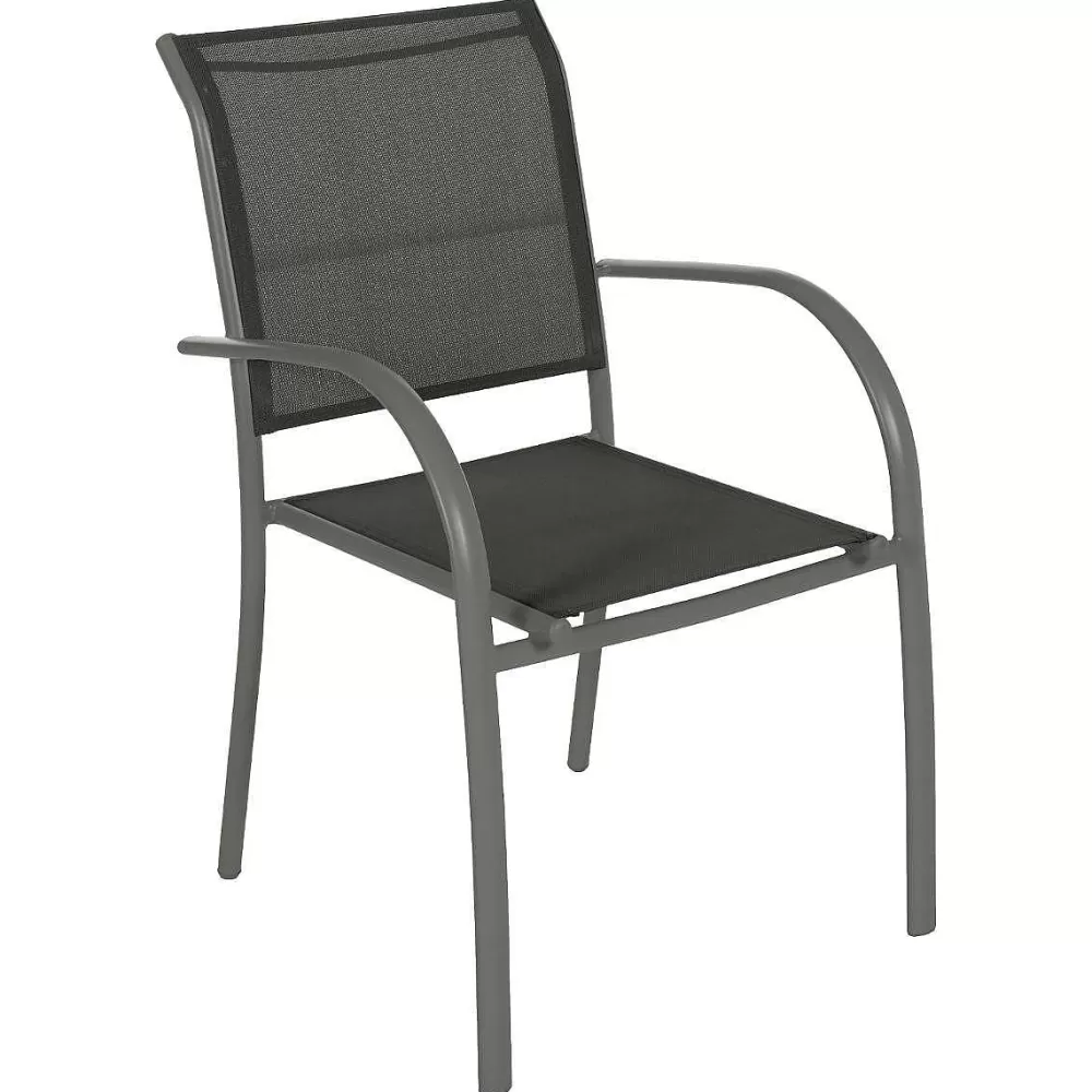 Hespéride Banc De Jardin>Fauteuil Piazza Anthracite Graphite