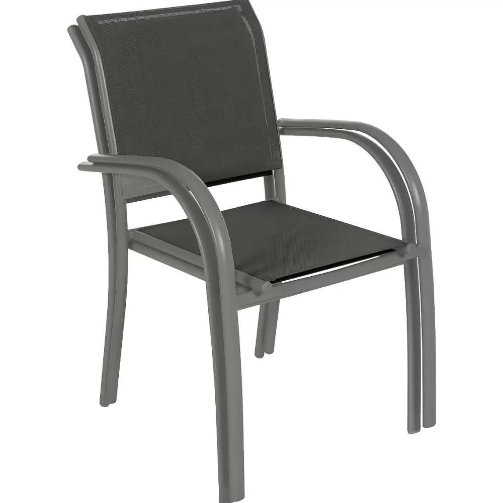 Hespéride Banc De Jardin>Fauteuil Piazza Anthracite Graphite