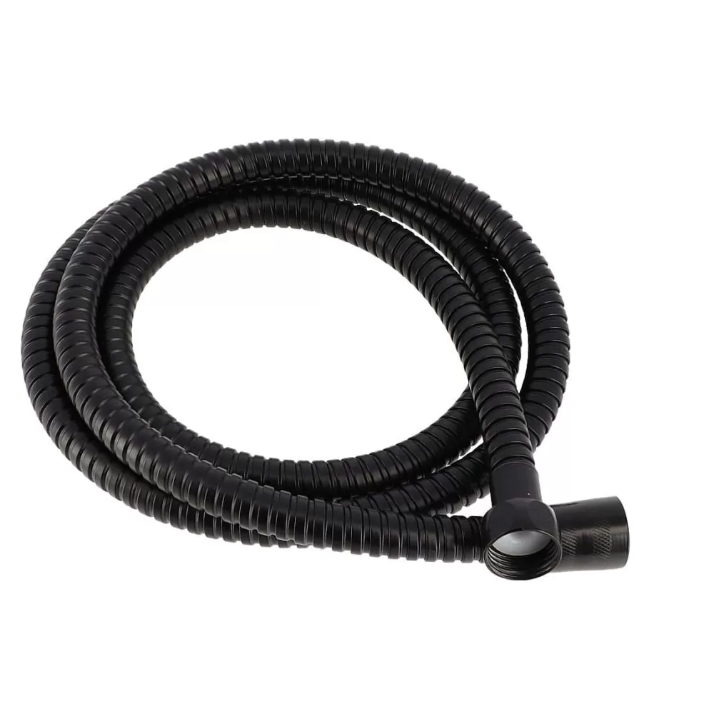 Douche | * Flexible De Douche Acier Inoxidable 150Cm Noir Mat