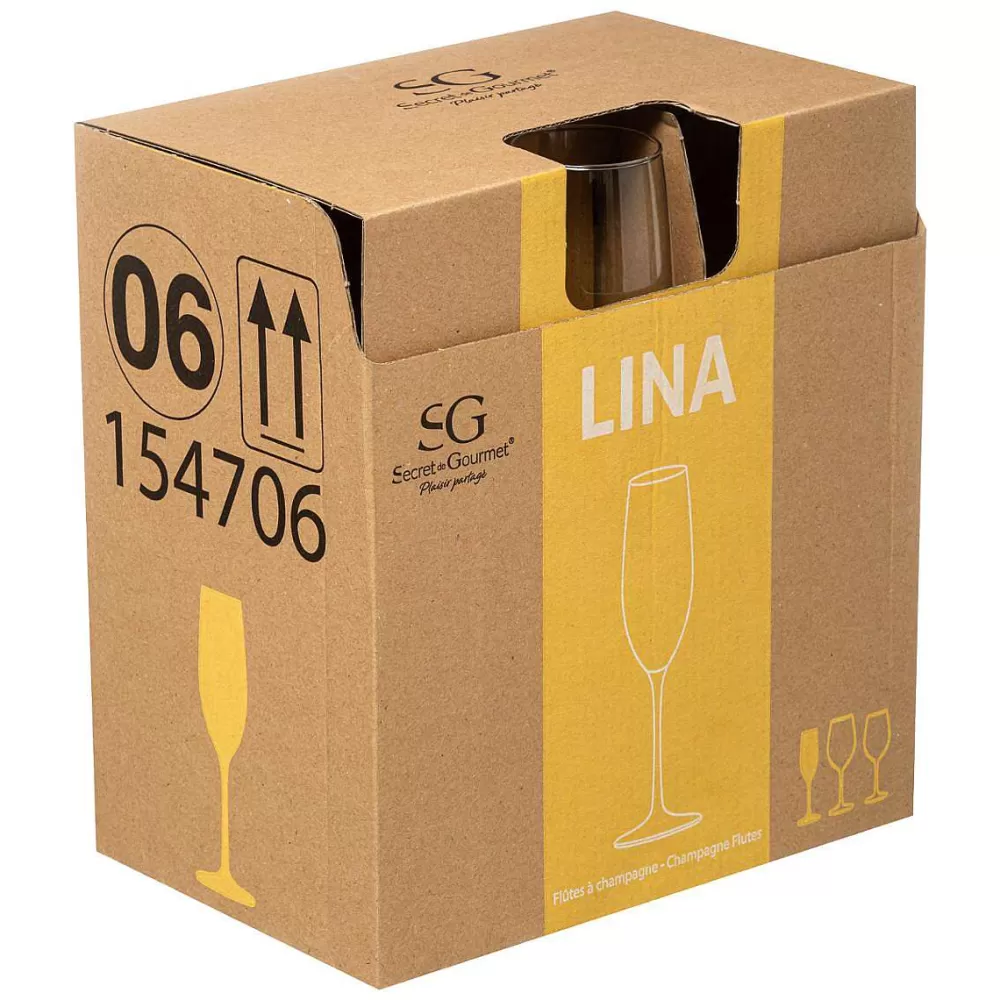 Verres | Secret de Gourmet Flute X1 Lina 21Cl