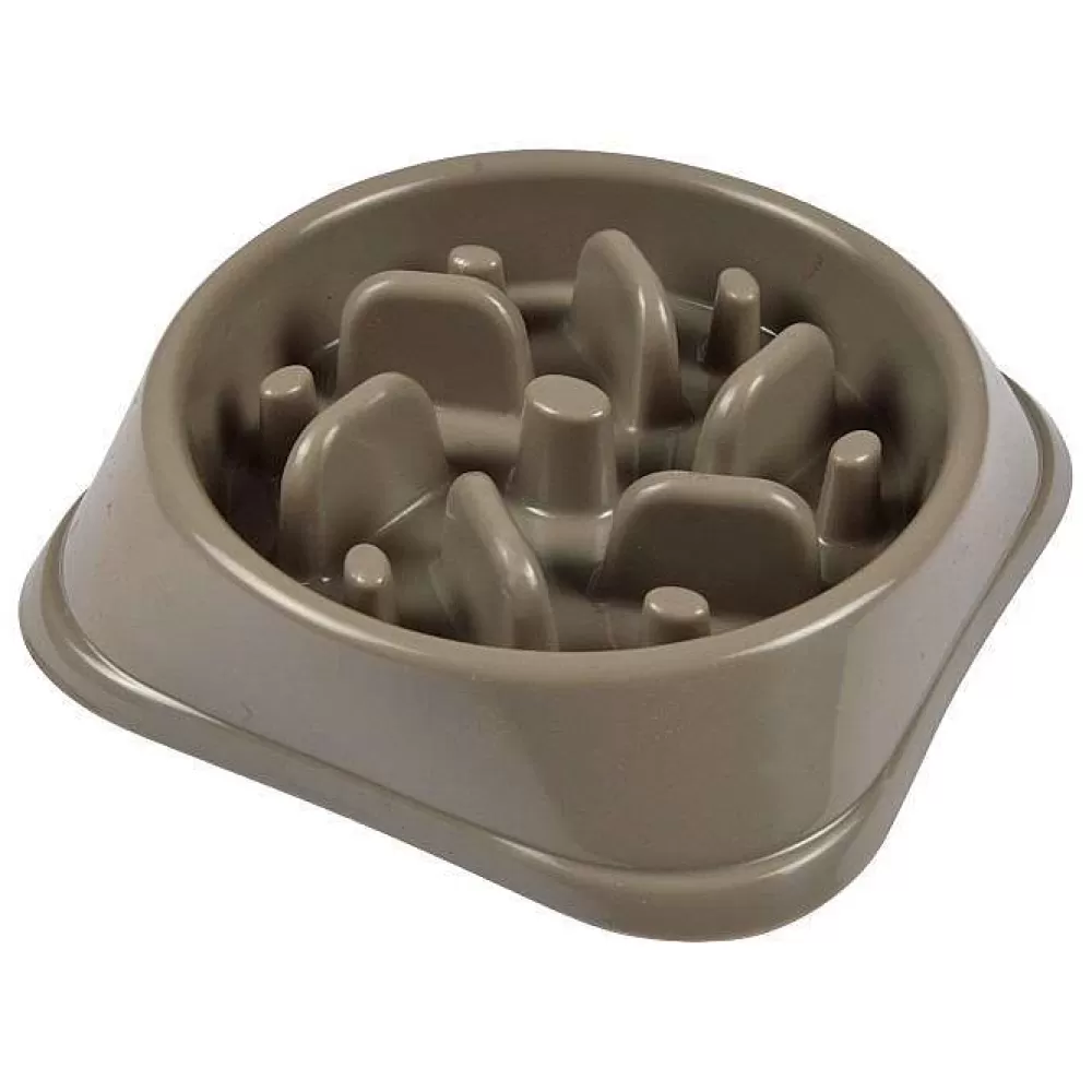 Repas Et Accessoires | * Gamelle Antiglouton Plastique D.19.5X4.5Cm Taupe