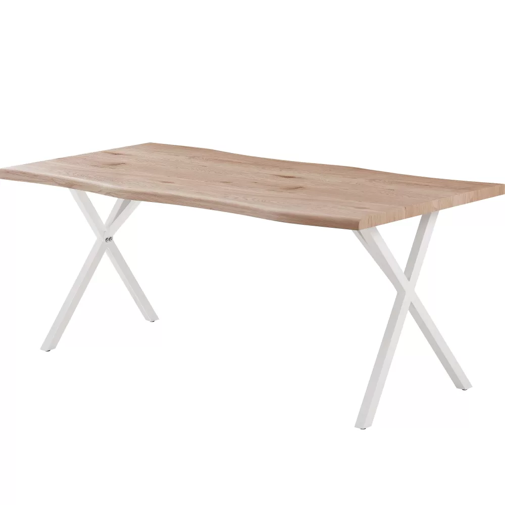 * Tables À Manger>Hermione Table 180X76X90Cm Pieds Blanc