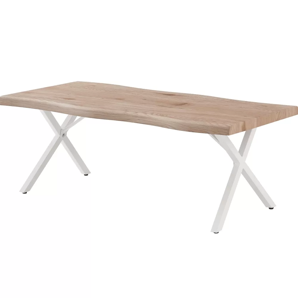 * Tables Basses>Hermione Table Basse 120X60X45Cm Pieds Blanc