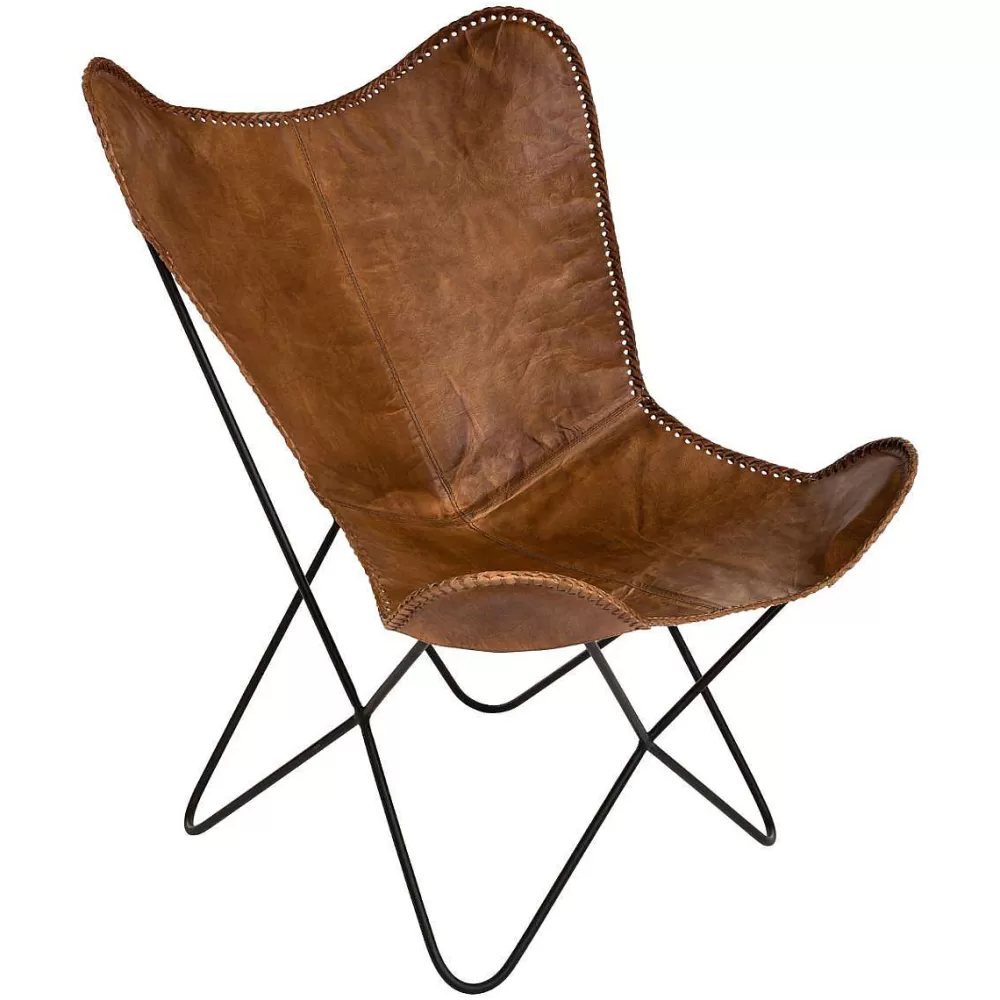 Atmosphera Fauteuils À Composer>Housse Dario Cuir Cognac