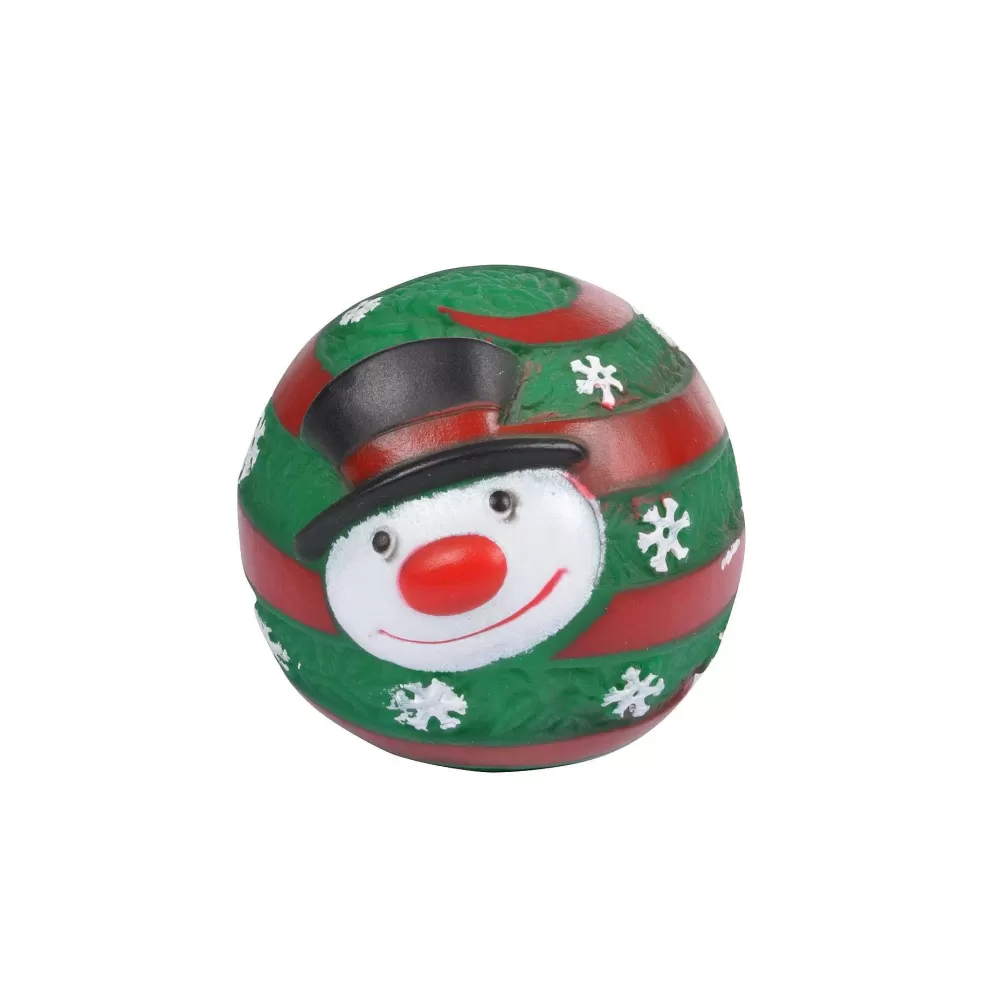 Jouets | * Jouet Balle Bonhomme De Neige Vinyle Sonore D.9Cm