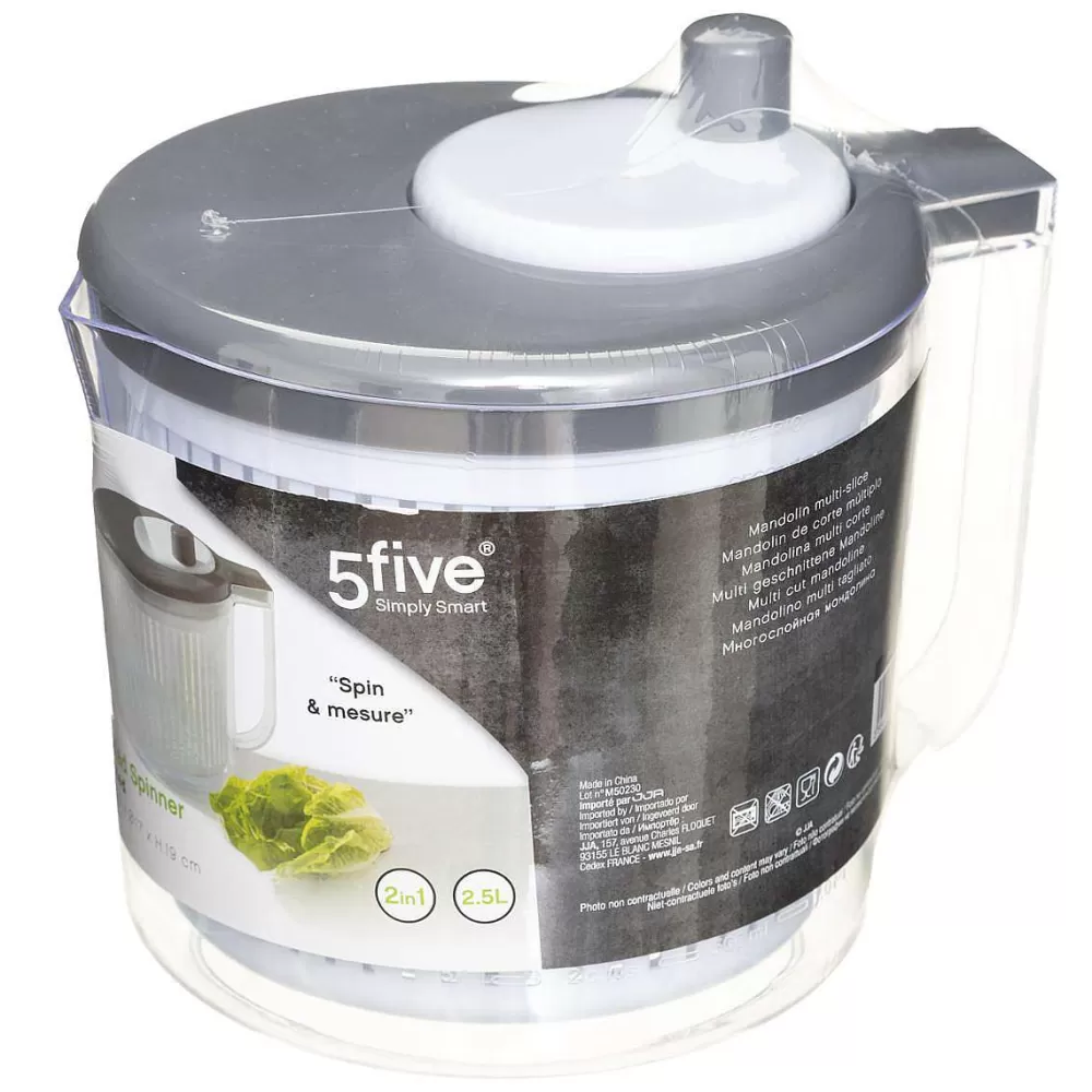 Salade Et Condiments | Five Mini Essoreuse Graduee 2.5L Avec Anse