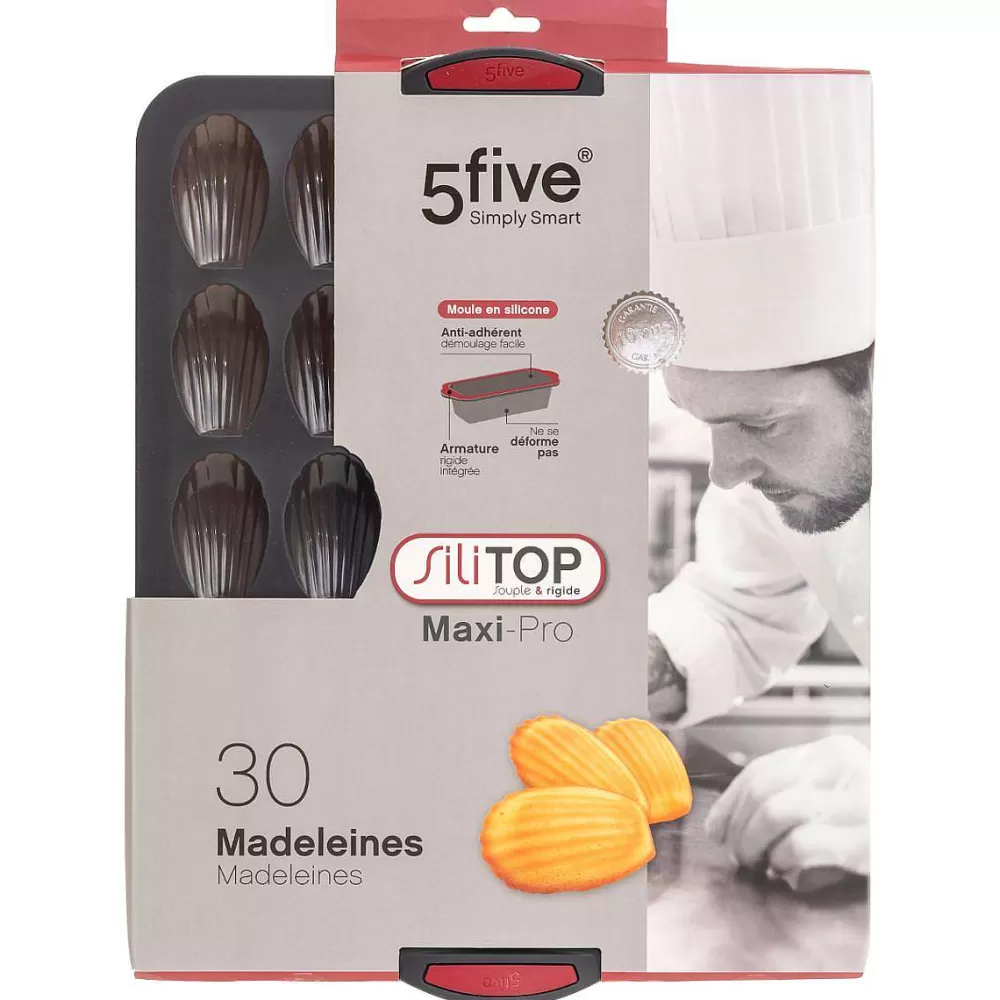 Moules Et Plats | Five Moule Maxi Silitop 30 Madeleines