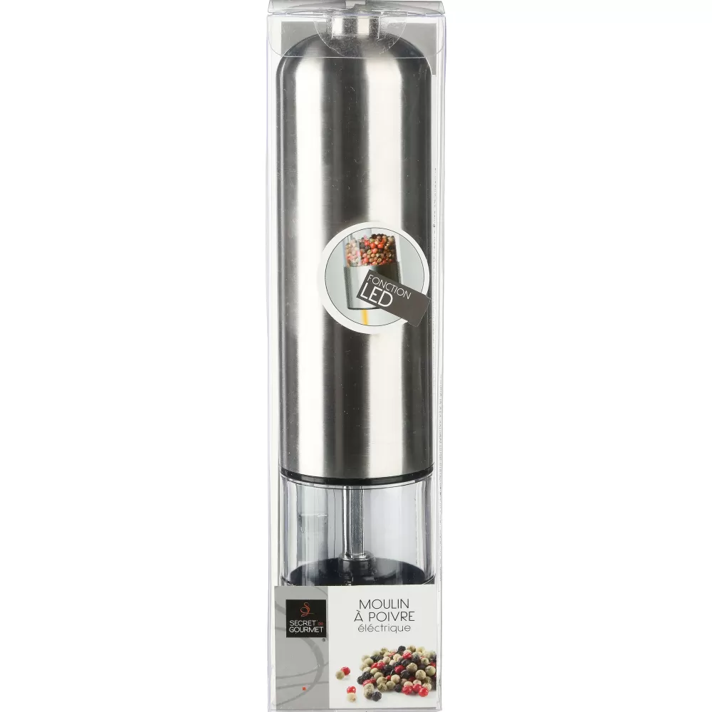 Salade Et Condiments | Five Moulin Poivre Inox Electrique A Led