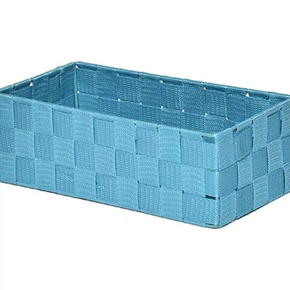 Rangements Deco | * Moyen Panier Polyester Turquoise