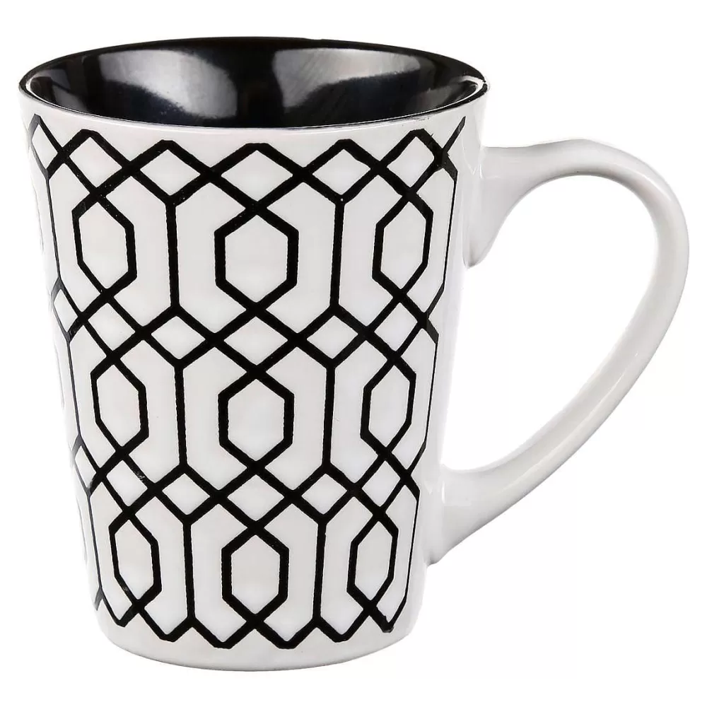 Petit-Déjeuner | Secret de Gourmet Mug Conique Geometric N B 30Cl