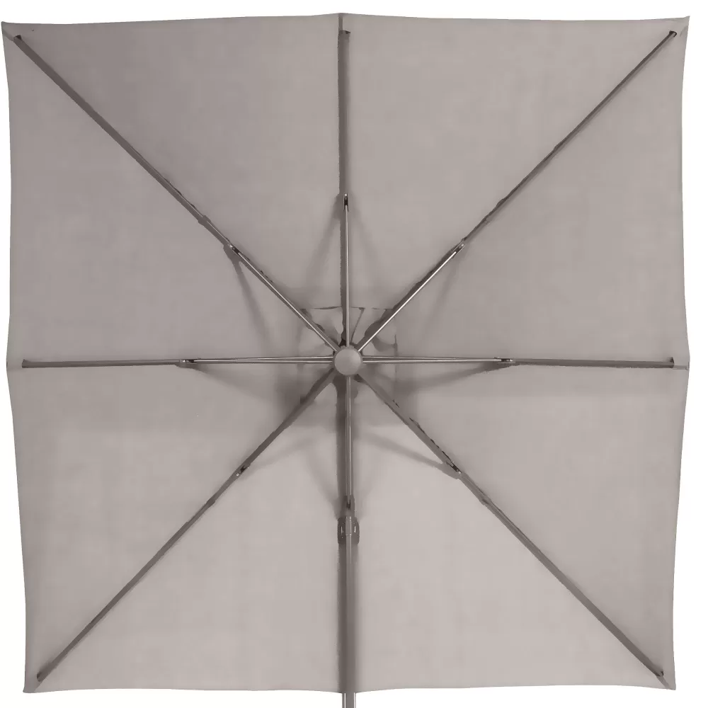 Hespéride Parasol>Parasol Decentre Elea 3X3M Noisette