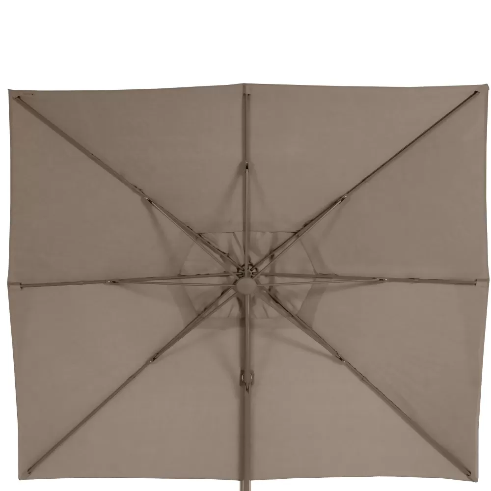 Hespéride Parasol>Parasol Decentre Elea 3X4M Inclinable Noisette