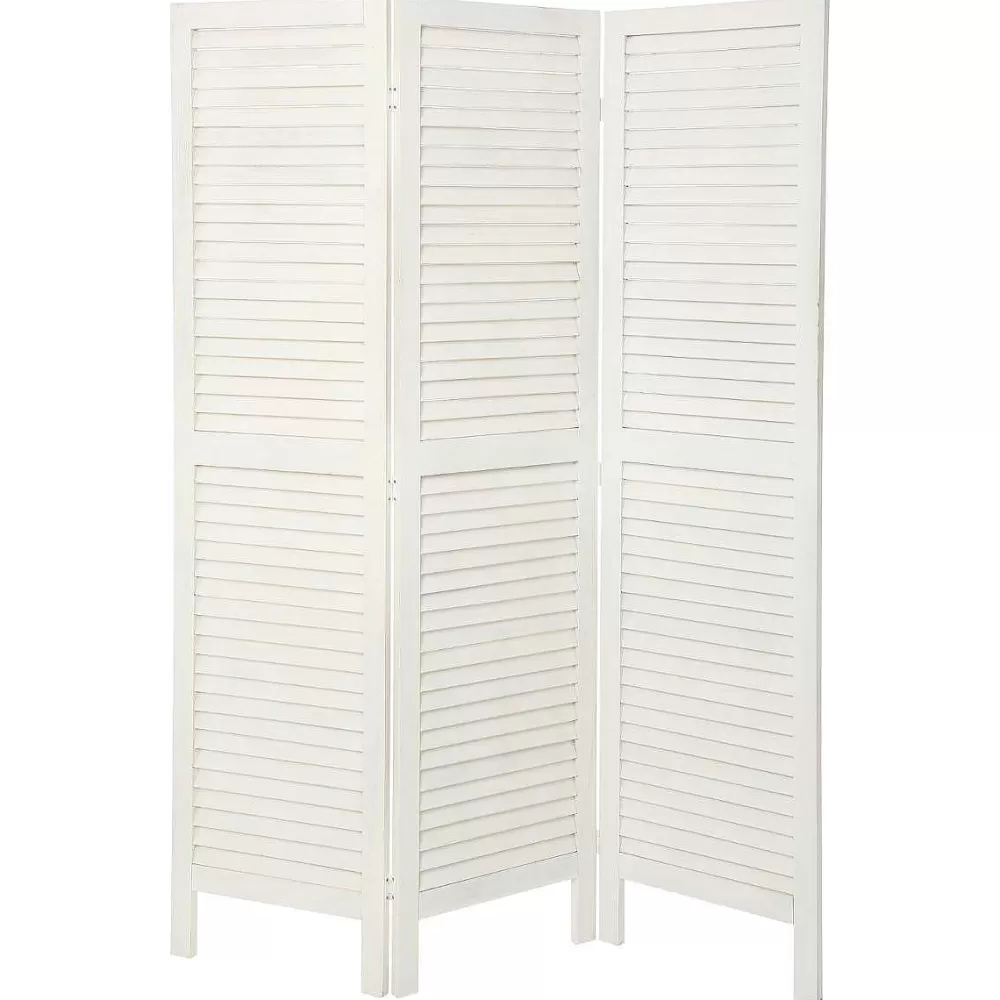 Atmosphera Meuble D'Appoint>Paravent Bois Blanc 170X40Cm