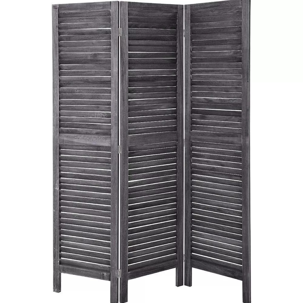 Atmosphera Meuble D'Appoint>Paravent Bois Gris 170X40Cm