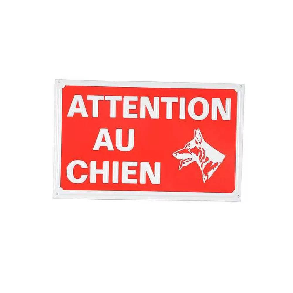 Repas Et Accessoires | * Plaque Attention Chien 16X10Cm