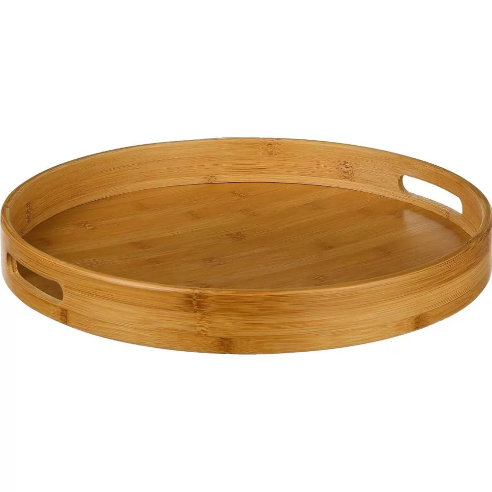 Boîtes Et Plateaux | Secret de Gourmet Plateau Bambou Rond 40Cm