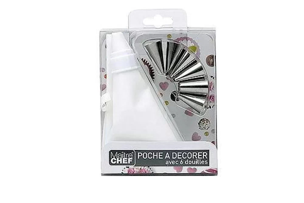 Pâtisserie | * Poches A Décorer Avec 6 Douilles 25Cm