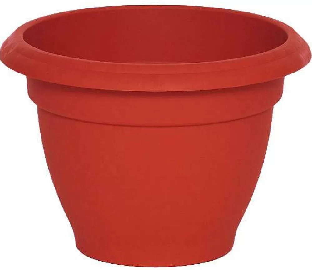 * Pots De Fleurs Et Jardinieres>Pot Fleur Resine Campane D 24 5Cm Rouge