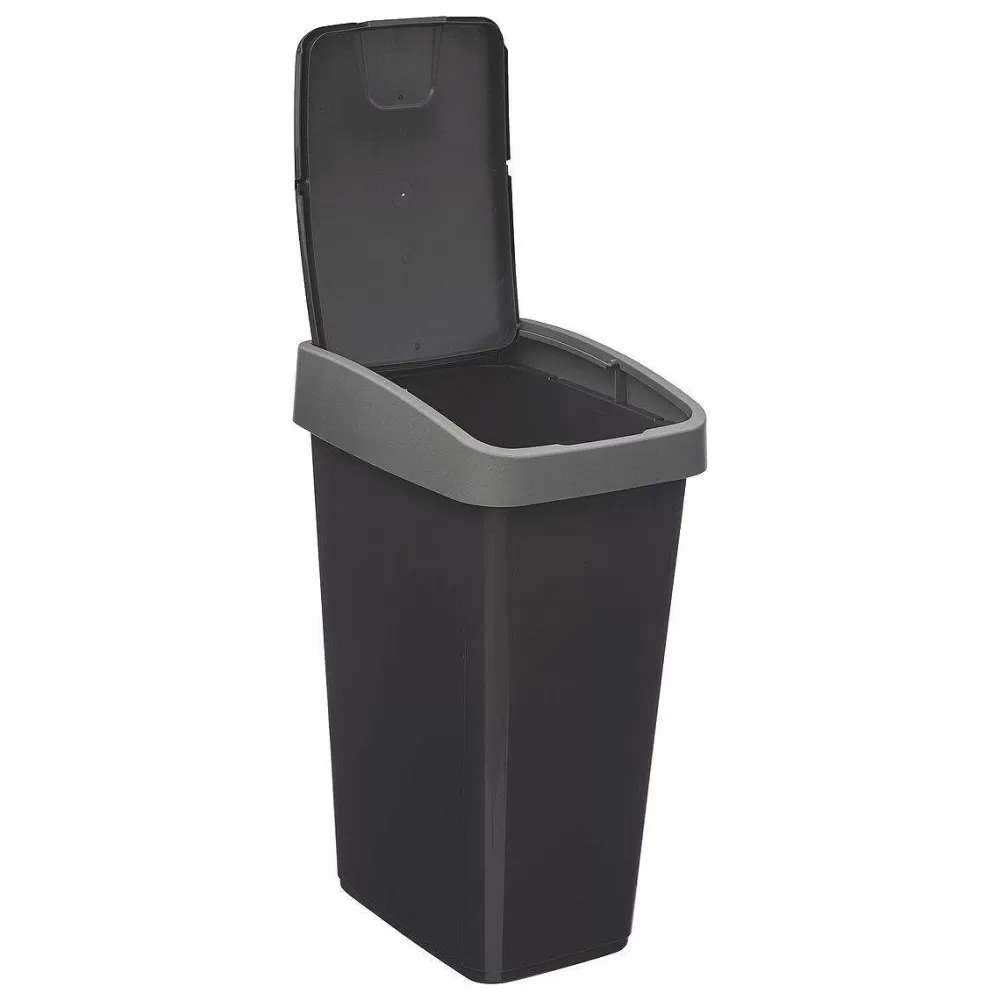 Poubelles | * Poubelle 2 Ouvertures Plastique 25L