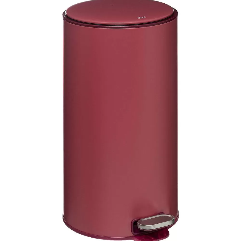 Poubelles | Five Poubelle Metal 30L Rouge Delta