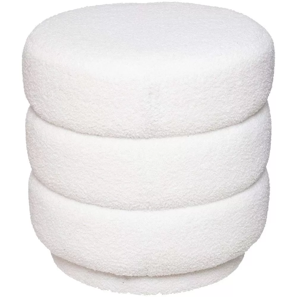 * Poufs>Pouf Bouclette Sinan Vibe Blanc