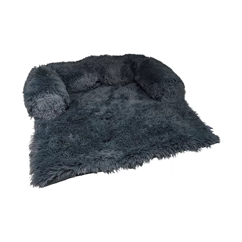 Couchage Et Transport | * Protege Canape Avec Traversin 80X75X15Cm Fluffy Anthracite