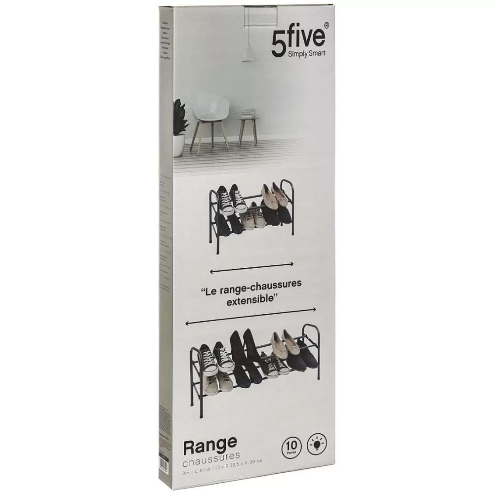 Five Meuble D'Appoint>Range Chaussures 10 Paires Extensible