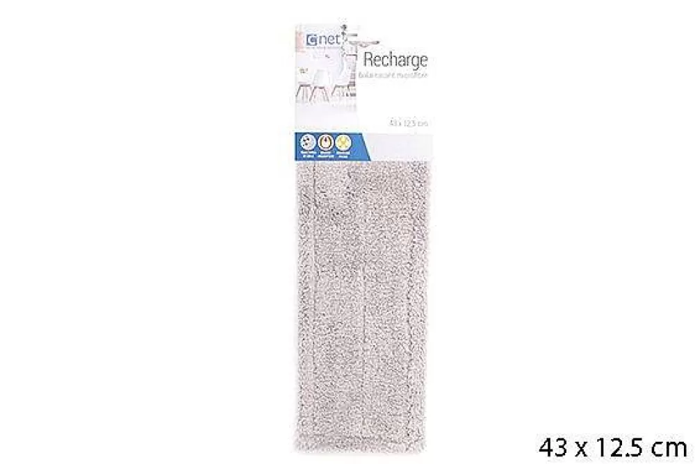 Menage | * Recharge Balai Rasant Microfibre Grege