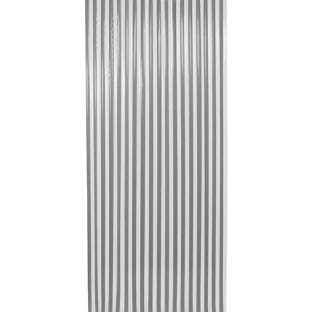 * Rideaux De Porte>Rideau De Porte Plastique 90X220Cm Gris Blanc