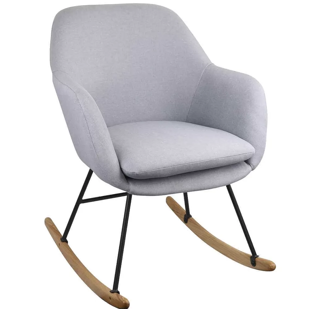 Atmosphera Rocking Chairs>Rocking Chair Gris Pera