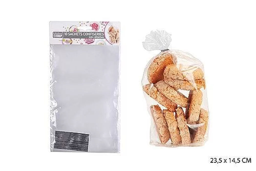 Pâtisserie | * Sachet Cookies 23.5X14.5Cm X10Pcs