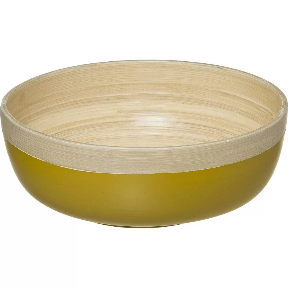 Salade Et Condiments | Five Saladier Bambou Moutarde 20Cm