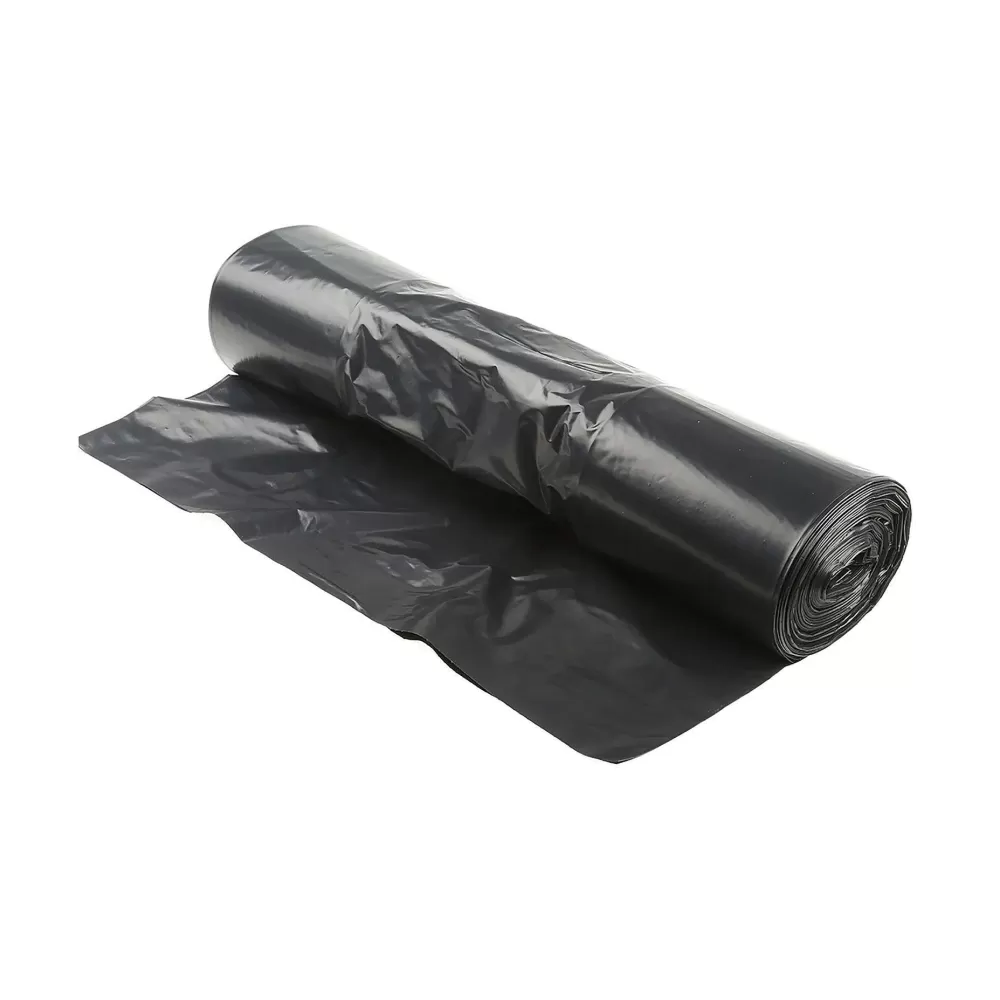 Menage | * Set 10 Sacs Poubelle 100L Plastique Liens Coulissants Noir