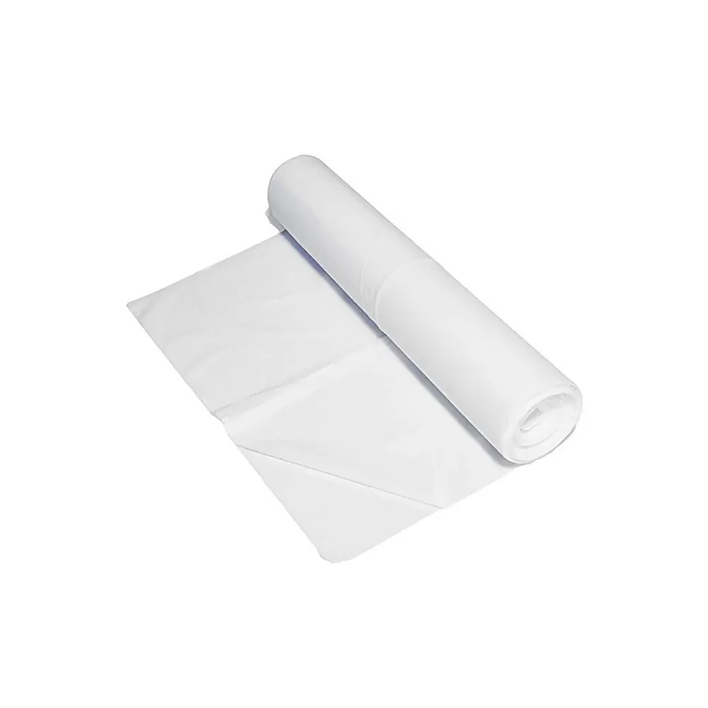 Menage | * Set 20 Sacs Poubelle 10L Plastique Liens Coulissants Blanc