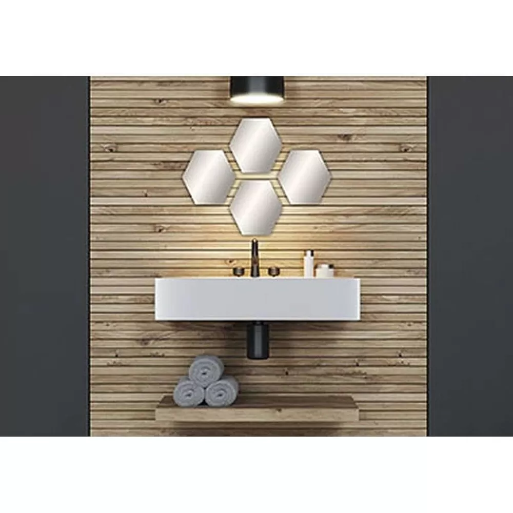 Miroirs De Dressing | * Set 4 Miroirs Hexagonaux 17.5X20Cm Uni