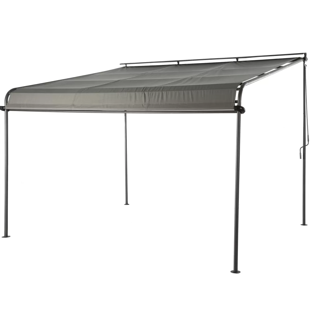 * Pergolas>Store Pergola Madere Ardoise