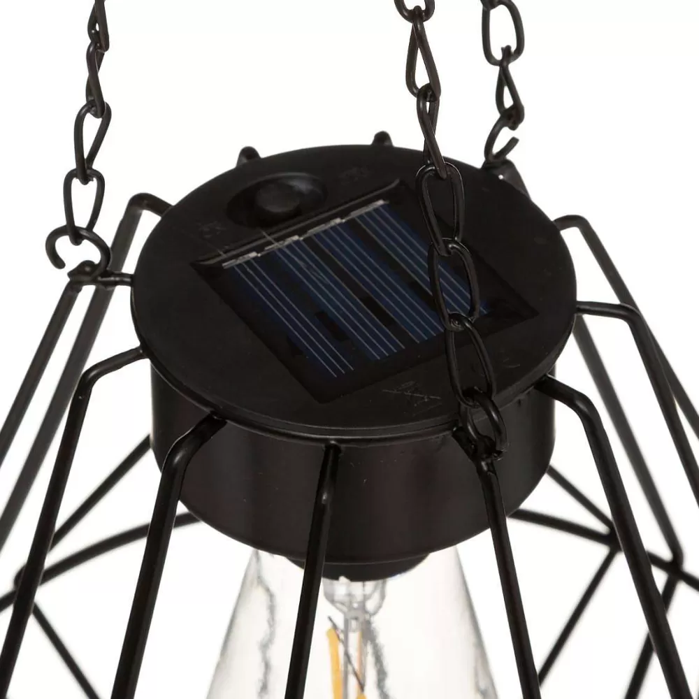 Atmosphera Éclairage Et Liminaire Extérieur>Suspension Solaire Fil Flave Noir H.20.5Cm