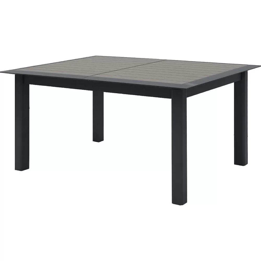 Hespéride Tables De Jardin>Table Allure Aluminium Muscade Graphite 10 Places