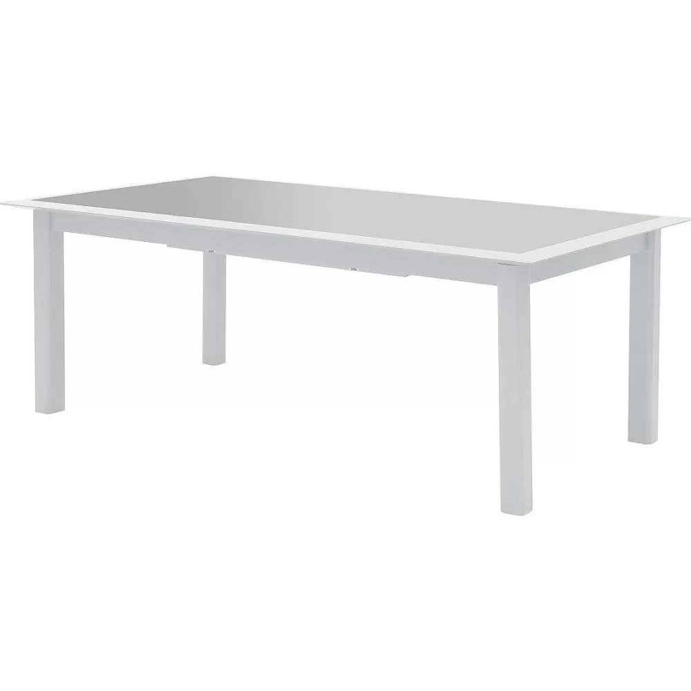 * Tables De Jardin>Table Allure Extensible Gris Blanc 12 Places