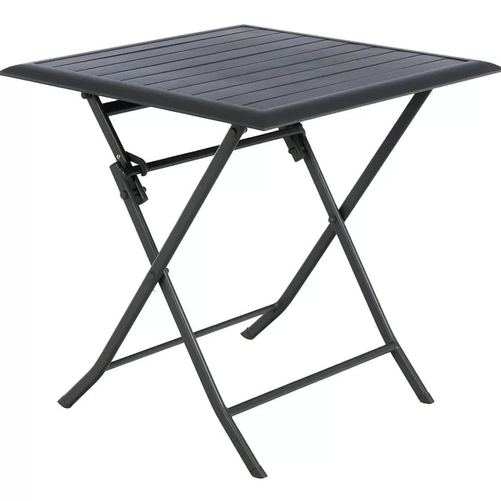 Hespéride Tables De Jardin>Table Azua Pliante Aluminium Graphite 2 Places