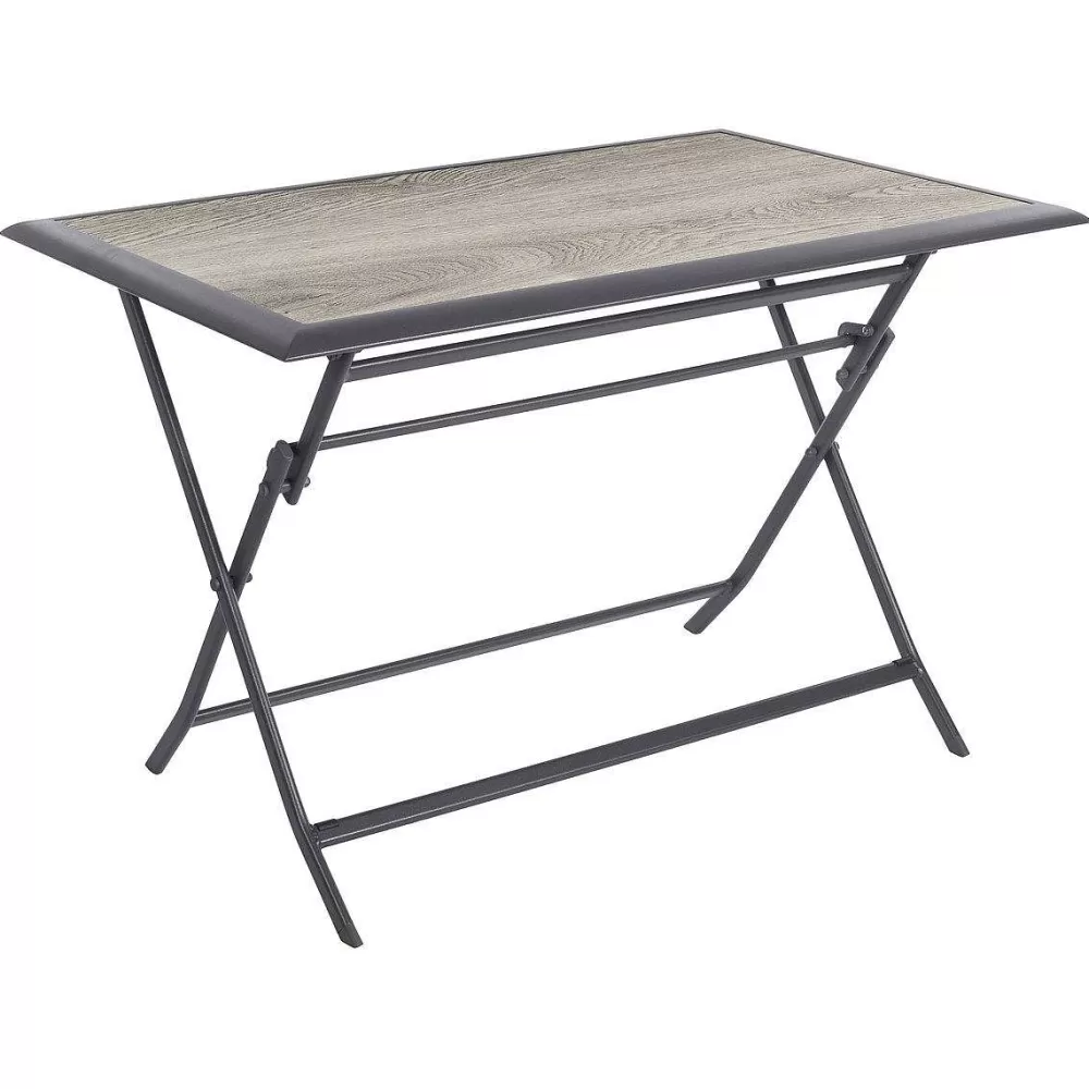 Hespéride Tables De Jardin>Table Azua Pliante Smoke 4 Places