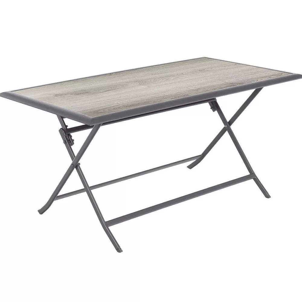 Hespéride Tables De Jardin>Table Azua Pliante Smoke 6 Places