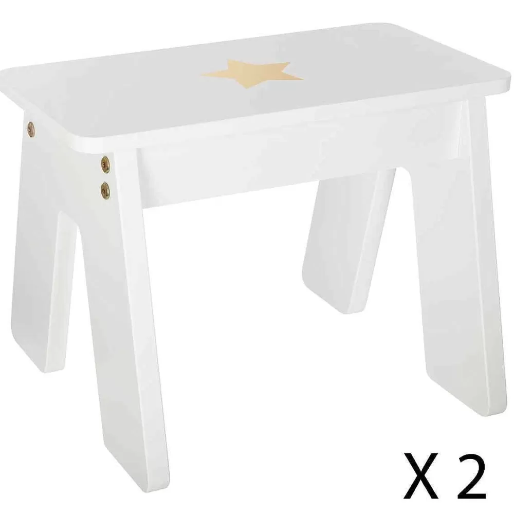 Atmosphera Tables Enfant>Table Bac 2 Tabourets Fille