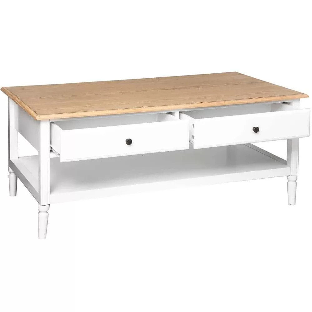 Atmosphera Tables Basses>Table Basse 4 Tiroirs Solen